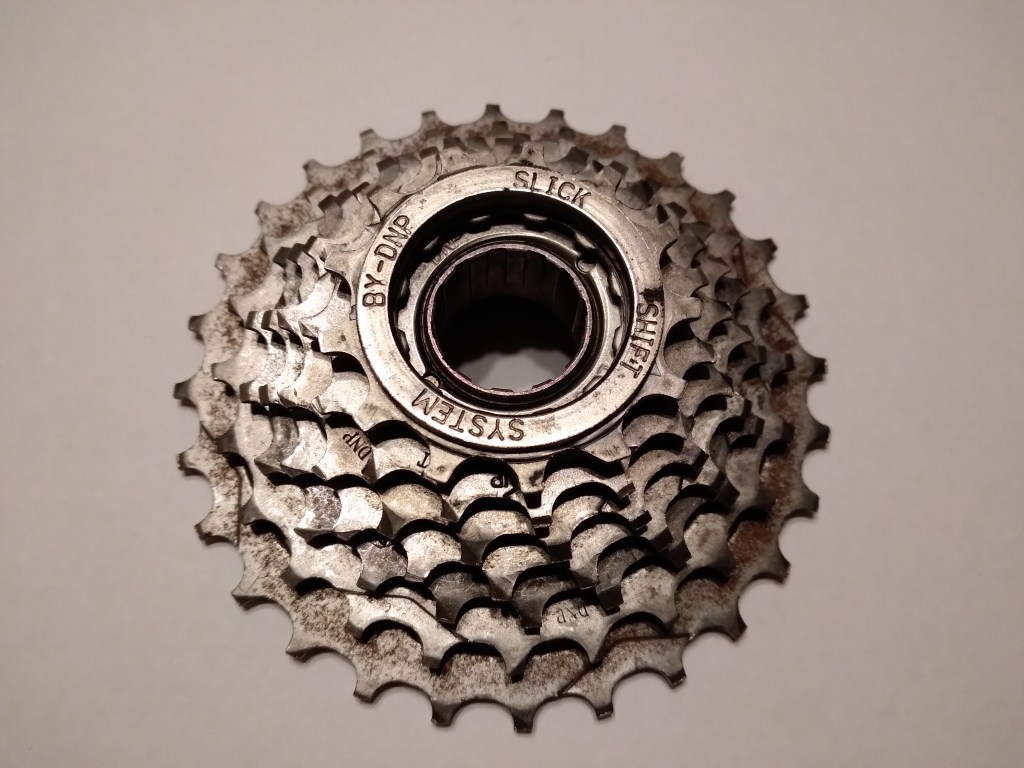 Worn freewheel sprockets cannot be easily seen from visual inspection alone.